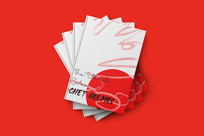 "The Ultimate Chet Holmes" | Minimalist Book Cover Design adobe illustrator art book book cover book cover design book design concept art design design inspiration illustration