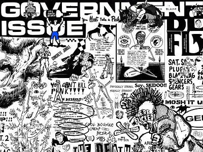 GOVERNMENT ISSUE album art collage design designer digital digital collage diy graphic design graphics illustration music photoshop punk punk rock streetwear zine zines