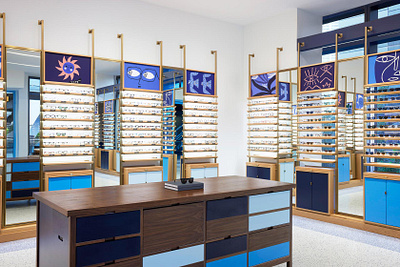 Illustrations for Warby Parker - Store Design brandidentity branding design illustration logo packagingdesign