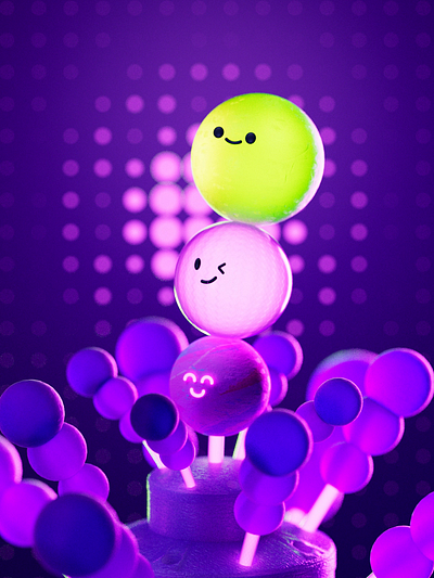 Tanghulu 🍡🍡🍡 3d 3d illustration branding c4d design graphic design illustration ui vector