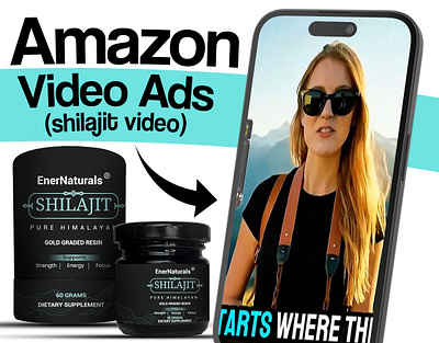 Amazon Listing Video Ad //Shilajit Resin Video Ad amazon amazonvideoad editor graphic design graphicdesign photoshop video ad video editing