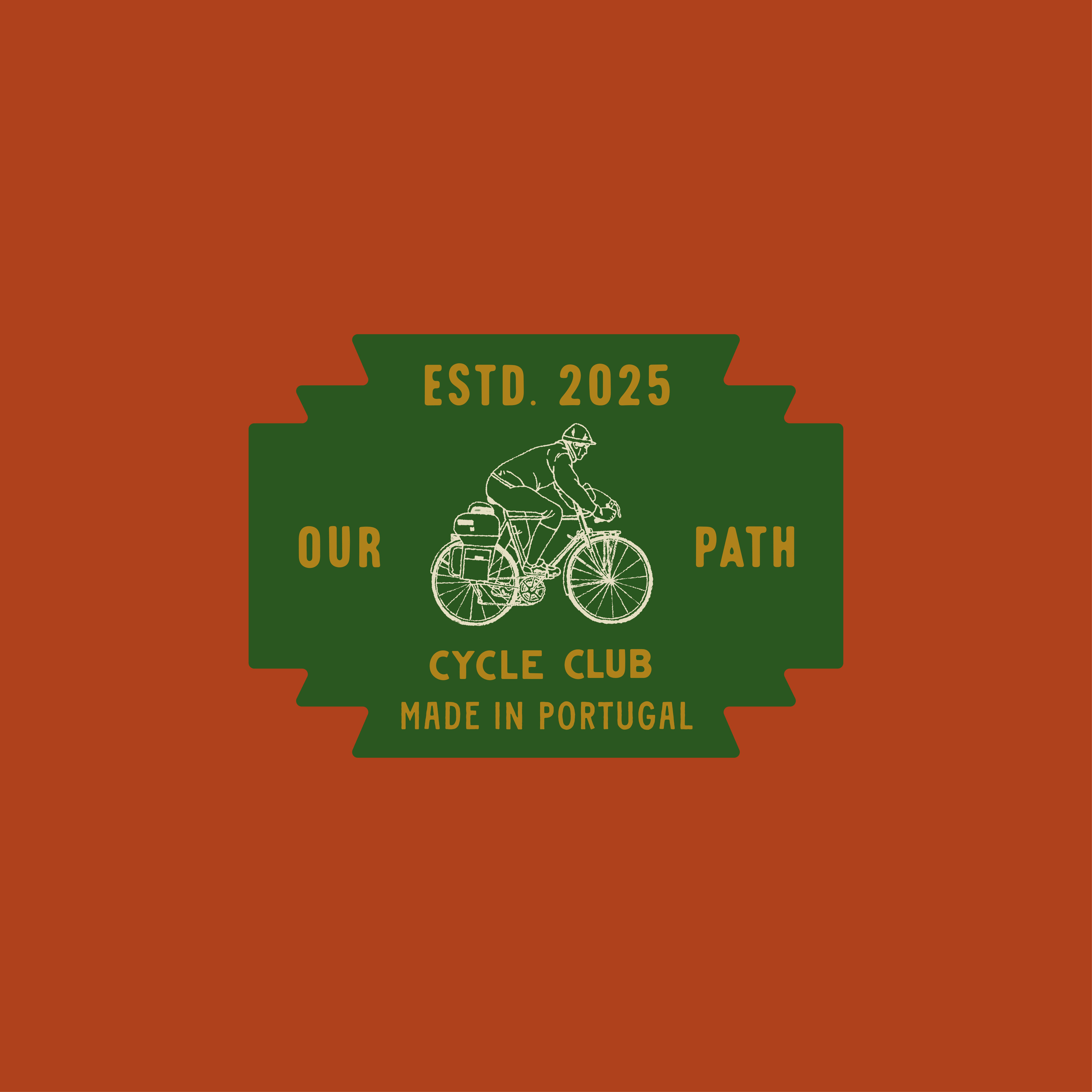 Illustration Design - Our Path Cycling Club branding design graphicdesign illustration