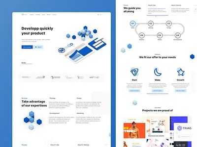 1KProduction Website 3d artdirection brand design ui