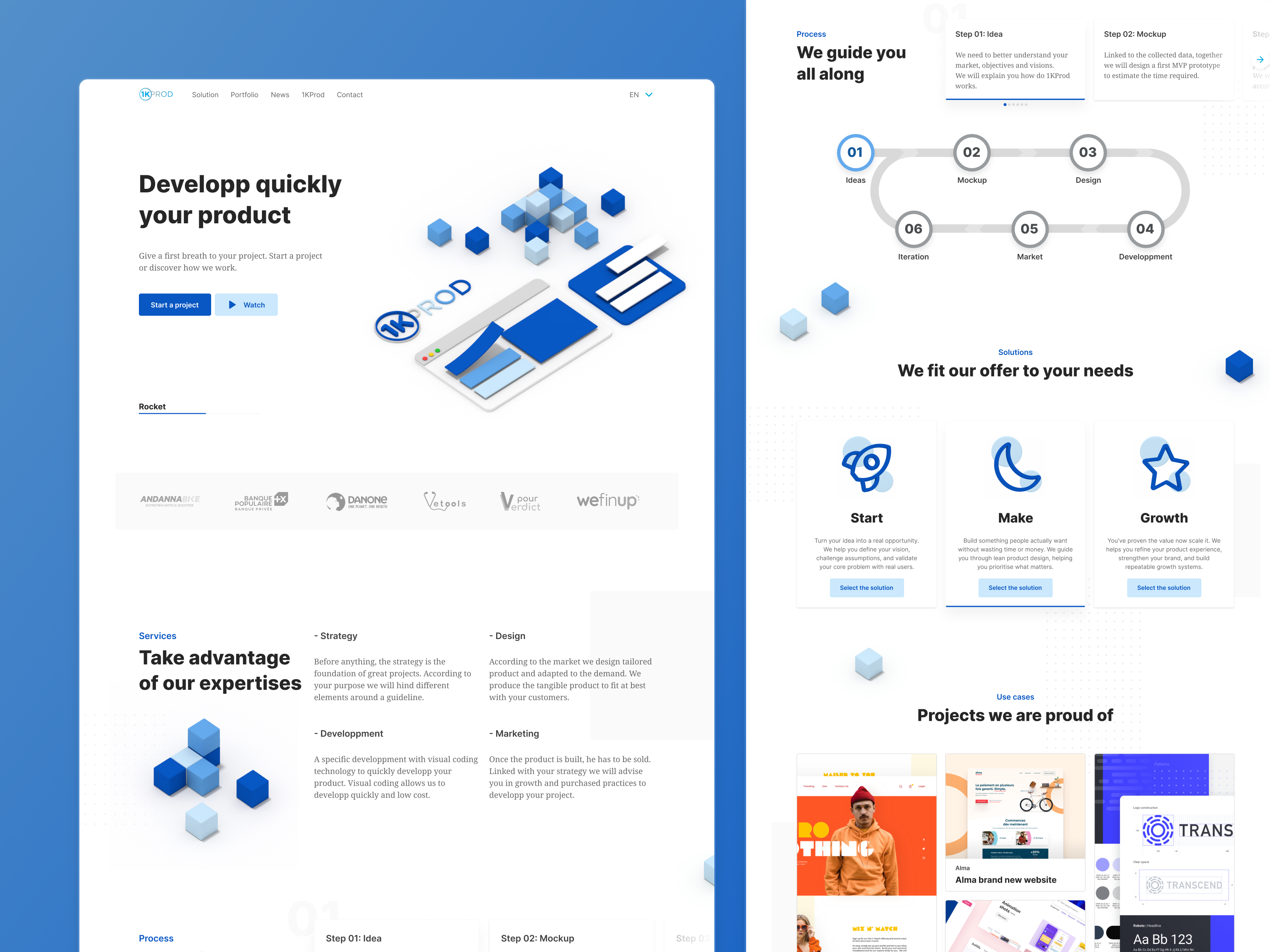 1KProduction Website