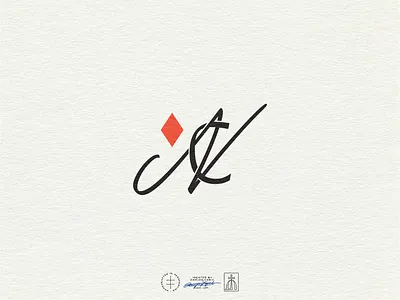 Nicole Couronne Monogram Logo brand design brand identity branding branding design elegant hand drawn hand lettering identity design lettering logo logo design logodesign monogram sophisticated type typographic typography vintage visual identity