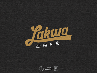Lakwa Cafe Retro Logotype brand design brand identity branding branding design cafe hand drawn hand lettering identity design lettering logo logo design logodesign logotype retro script type typography vintage visual identity wordmark
