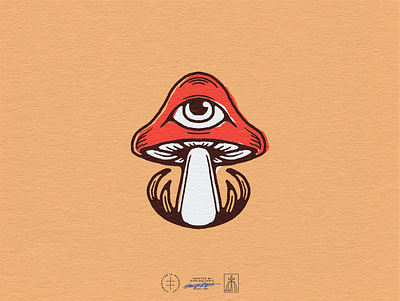 Campaign Trip Mushroom Logo Concept brand design brand identity branding branding design concept eye hand drawn identity design illustration illustrator logo logo design logo designer logodesign mushroom psychedelic retro trippy vintage visual identity