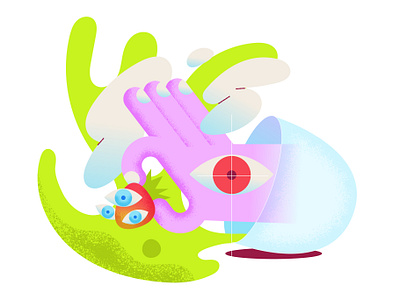 Strawberry Matcha 2d branding drink eat food food illustration health illustration matcha restaurant retro strawberry vectorart