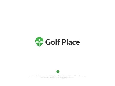 Golf Place logo concept applogo brand design brandidentity branding clean creative logo golf golf club green logo logodesign logoinspiration logomaker mark minimal modern nature sports logo