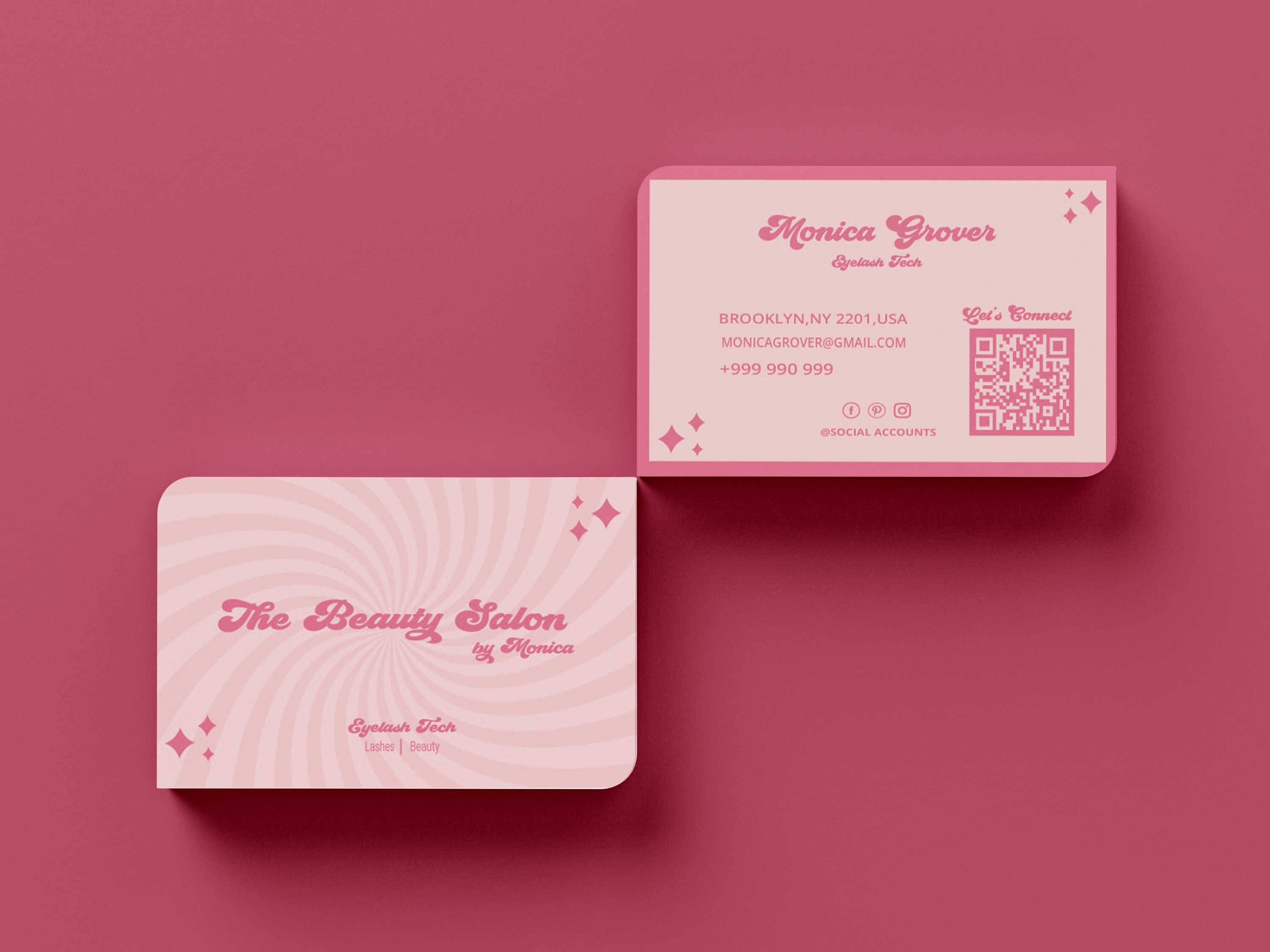 Example of Professional Business Card Design 