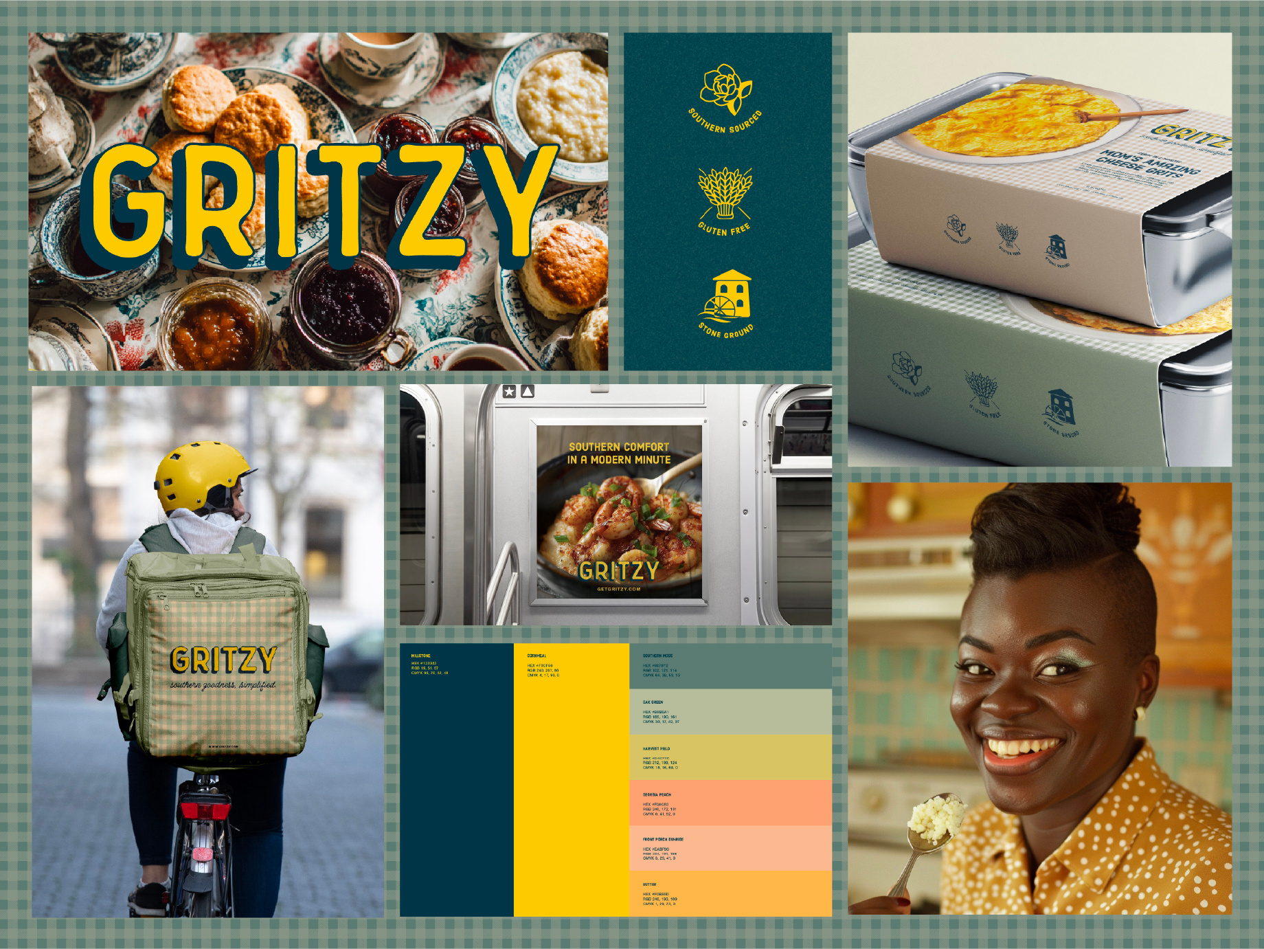 GRITZY | Visual Identity brand identity food and beverage food brand grits logo design packaging visual identity