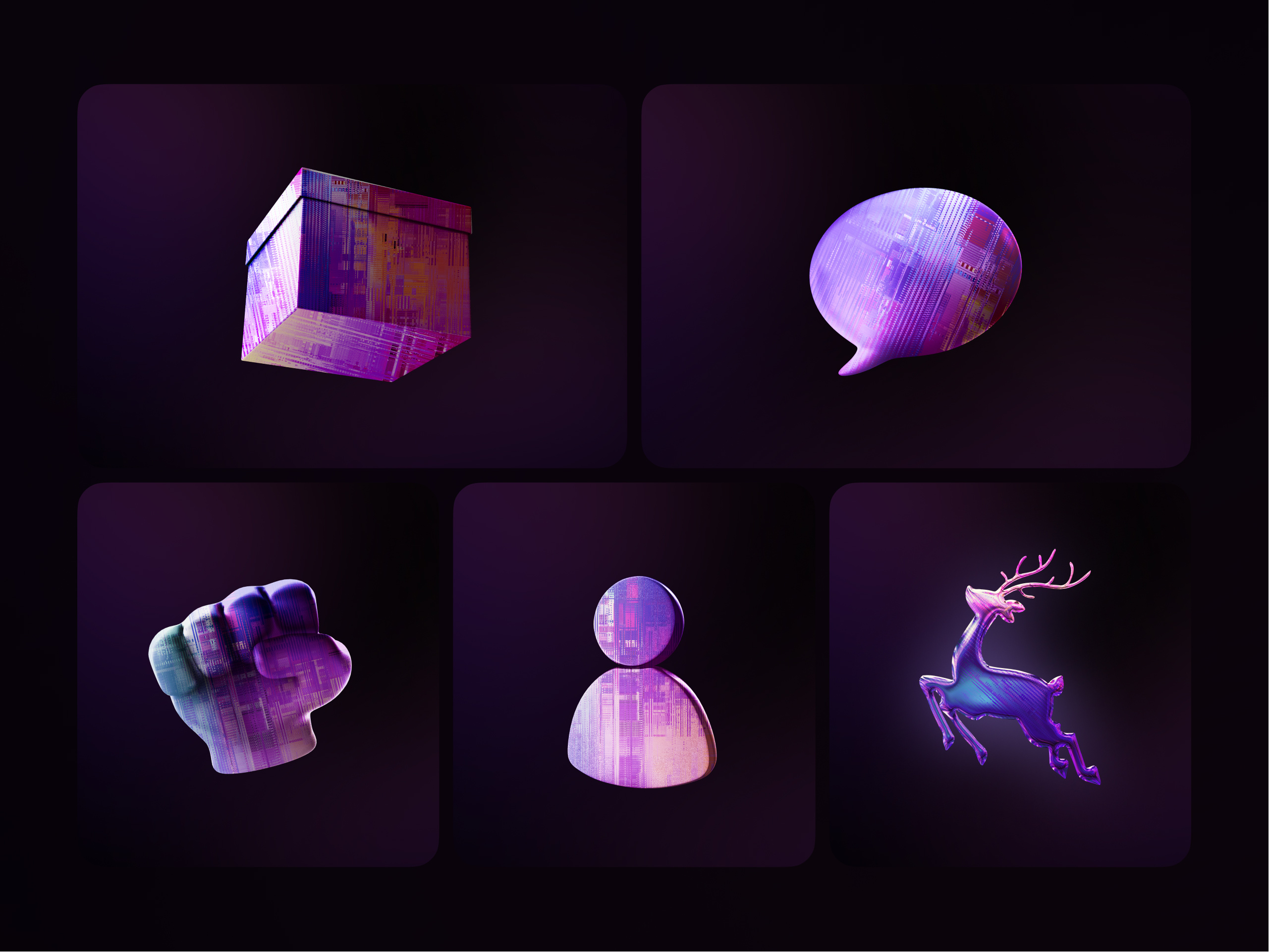 Example of Custom 12 Icon Pack For Modern Brands 