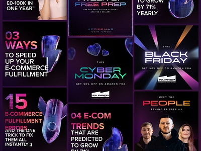 FA PREP Social Media - Branding & Marketing branding graphic design iconography illustration marketing social media