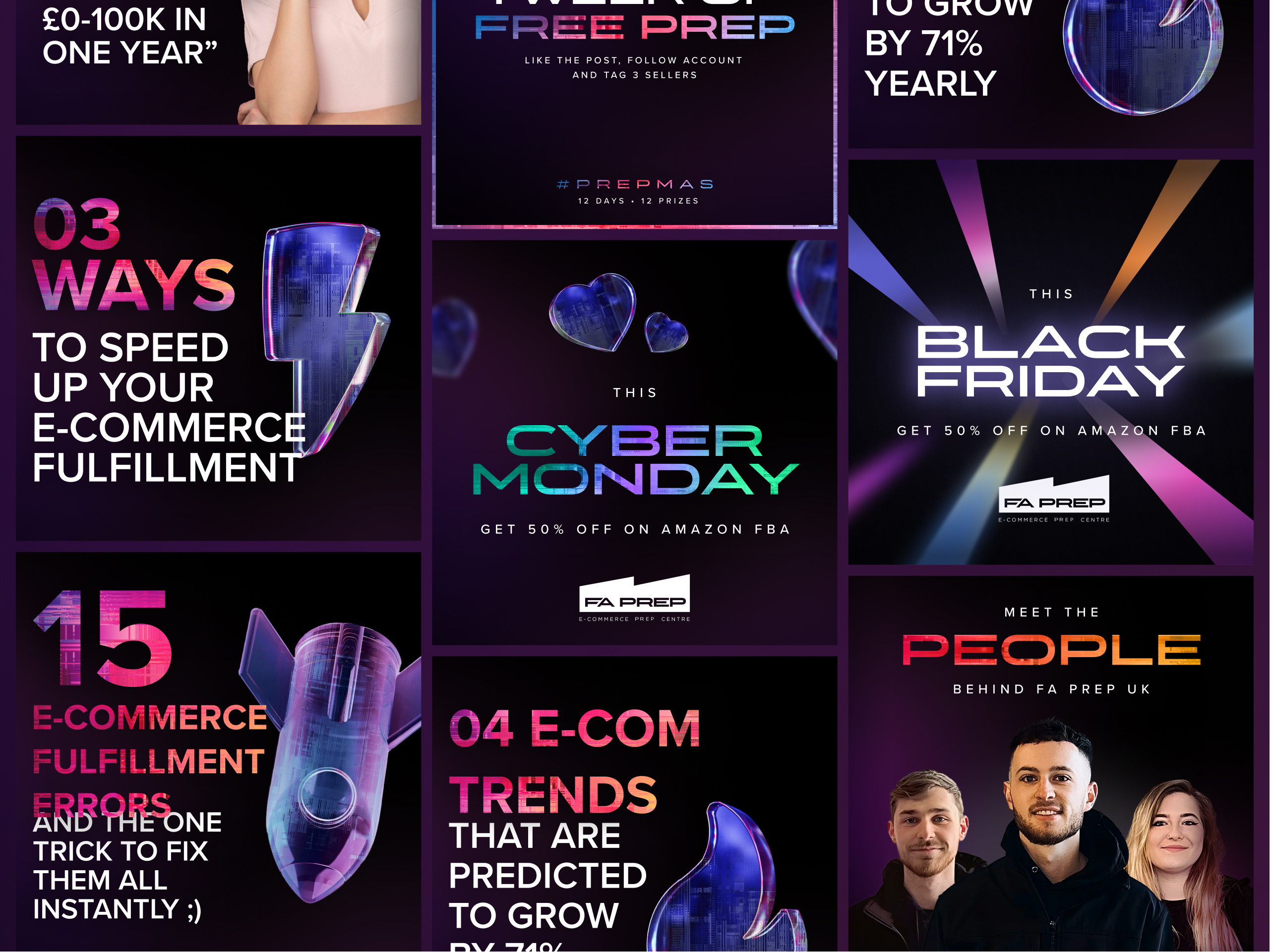 Example of High Impact 6 Ad Creatives 