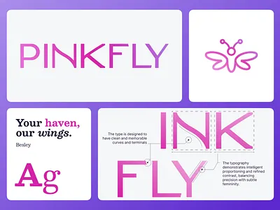 PINKFLY Women-Only Ride Hailing - UI/UX & Branding branding graphic design logo design marketing ui ux