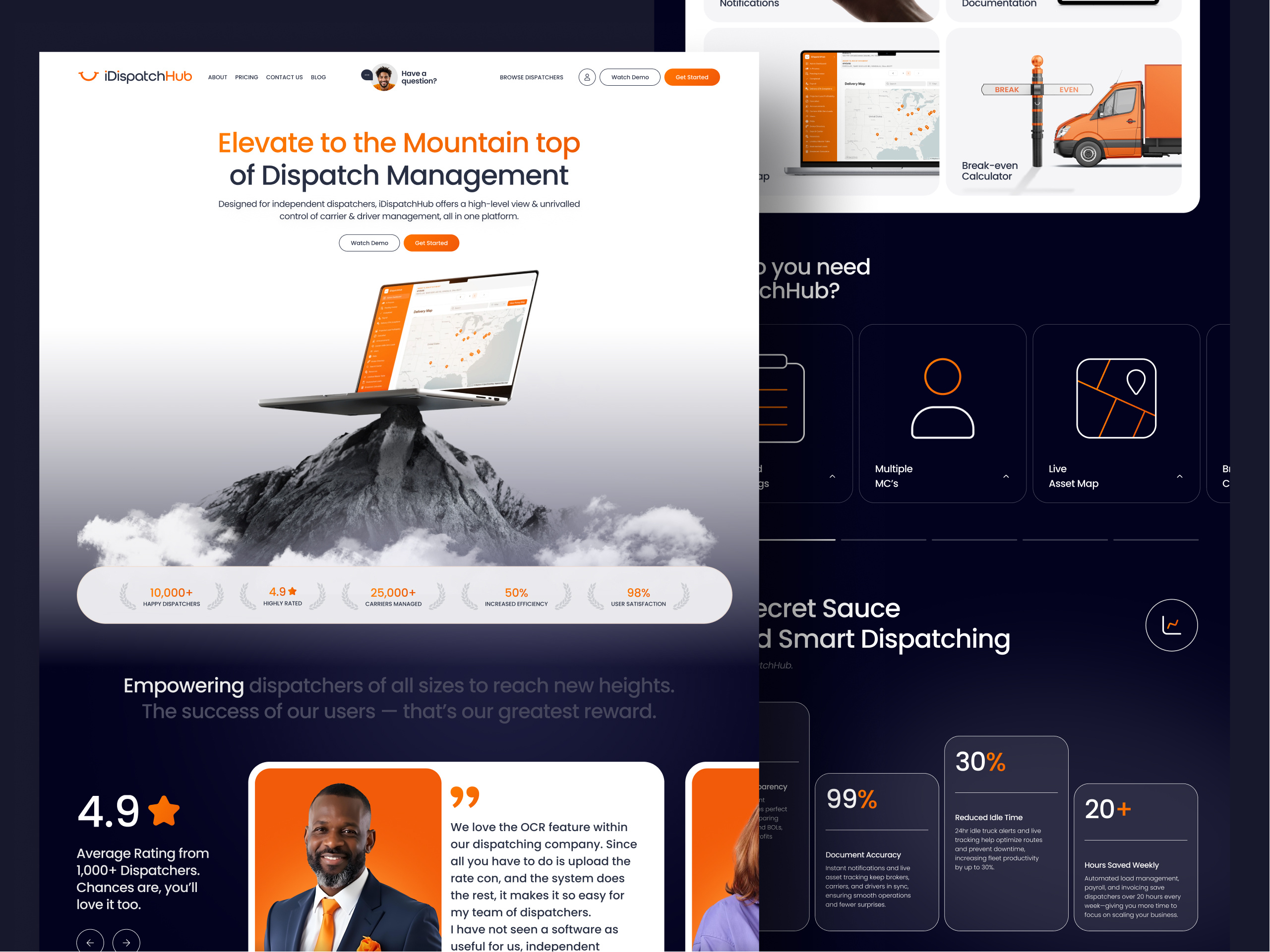 Example of Website Design (5 Pages)