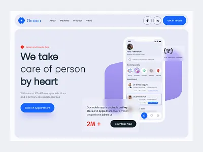 Healthcare Website Design cleanui healthcare healthtech hospitalwebsite landingpage medicalui modernui patientcare uidesign userexperience uxdesign webdesign website design