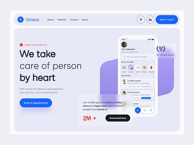 Healthcare Website Design cleanui healthcare healthtech hospitalwebsite landingpage medicalui modernui patientcare uidesign userexperience uxdesign webdesign website design