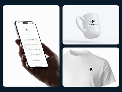FlareTech - UI/UX + Branding graphic design ui ux web design