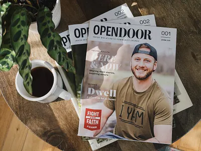 Open Door Magazine church indesign layout magazine open door publication