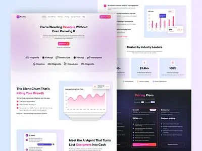 SaaS Landing Page design design figma home landing page popular saas ui ui design uiux ux web design website