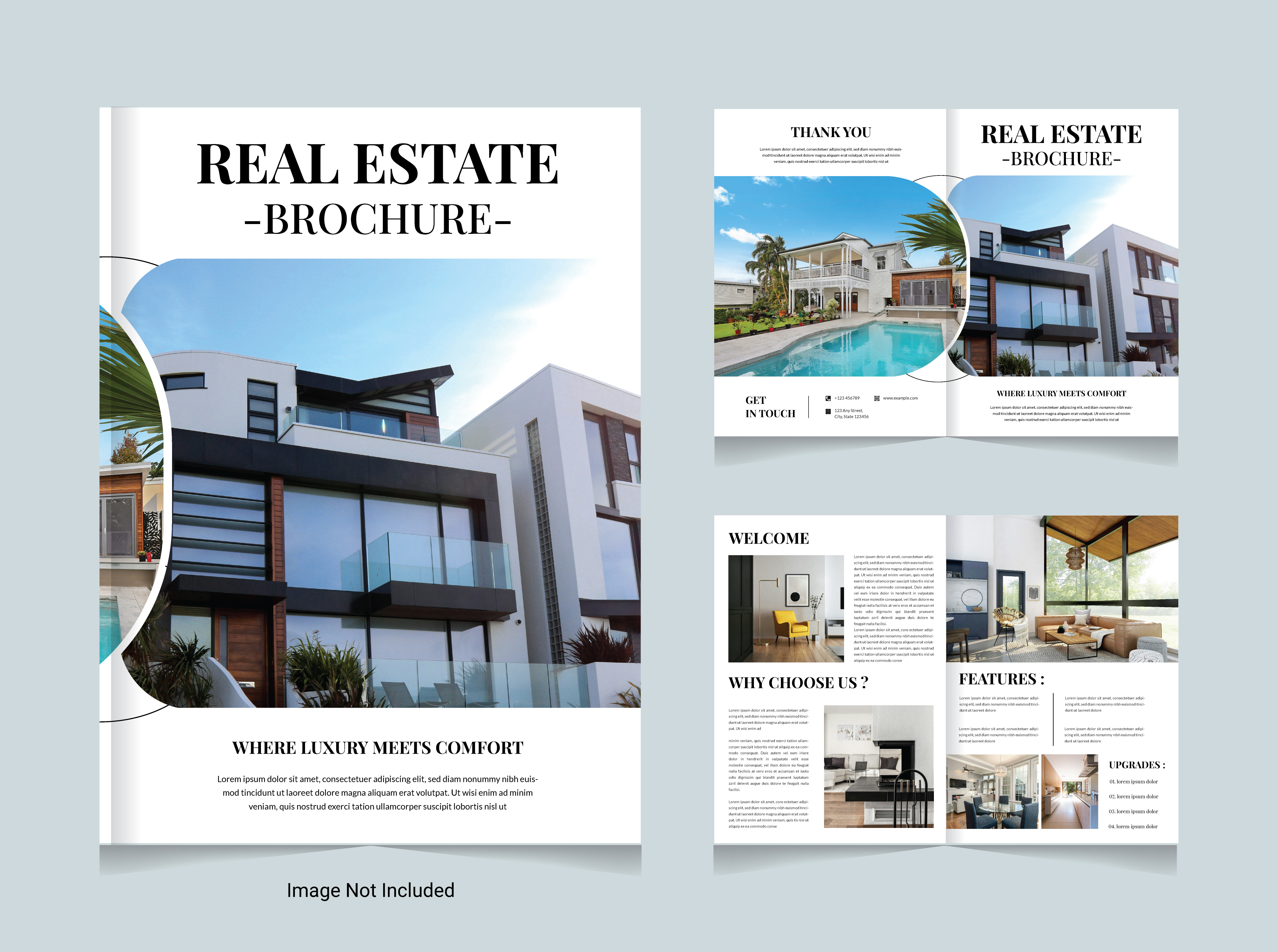 Real Estate Property Brochure Template | Modern Minimal Brochure apartment brochure architecture brochure clean layout corporate brochure editable template housing project luxury real estate minimal design modern brochure modern real estate professional brochure property brochure property development property listing real estate agency real estate brochure real estate catalog real estate flyer real estate marketing real estate template