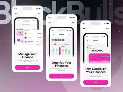 crypto currency wallet mobile ui design blockchain clean crypto portfolio crypto wallet cryptocurrency cryptocurrency app digital wallet finance minimal mobile mobile app modern ui wallet app