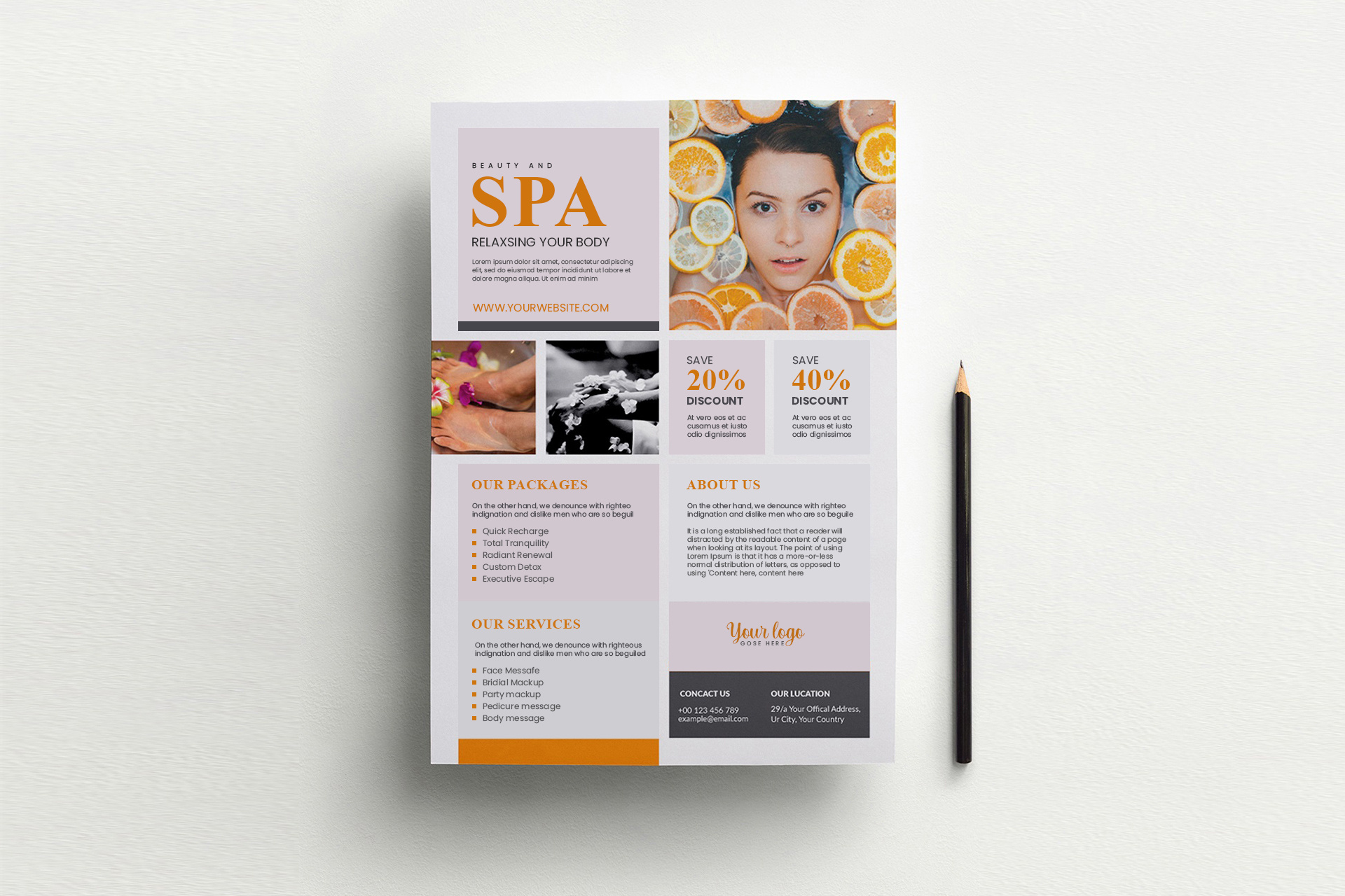 Spa Modern Flyer Template Design beauty flyer template beauty spa flyer branding clean flyer design flyer design gg graphic design luxury spa flyer massage flyer modern flyer template multipurpose offer flyer print design print ready flyer professional flyer template salon flyer design spa flyer spa flyer template spa services flyer wellness flyer