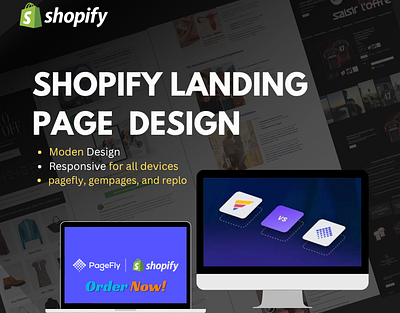 Shopify store setup and sales funnel design advertorial page design ecommerce funnel gempages illustration landing page pagefly replo salesfunnel shopify shopify developer shopify landing page ui