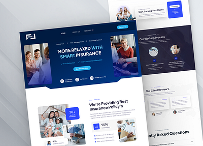 Insurance Agency Website Design | Modern UI by Vegas Web car insurance website template custom insurance web development framer insurance landing page health insurance web design insurance agency website design insurance company web design insurance landing page design insurance quote page design insurance site redesign insurance website design insurance wordpress website life insurance landing page modern insurance web ui vegas web design agency wix insurance website design