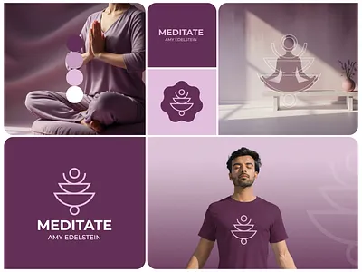 Meditation Logo Design | Wellness Brand Identity brand brand identity branding design designer flat graphic design health and wellness icon logo logo design logodesign logomark meditation meditation logo minimal modern professional wellness wellness logo