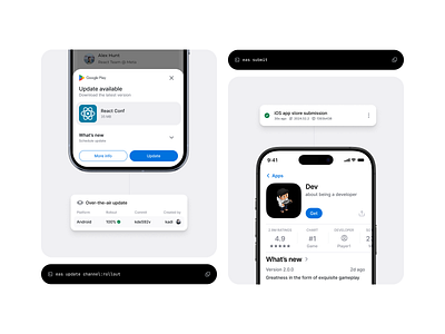 Expo Services UI illustration app dev dev tool illustration infrastructure layout mobile product services ui web