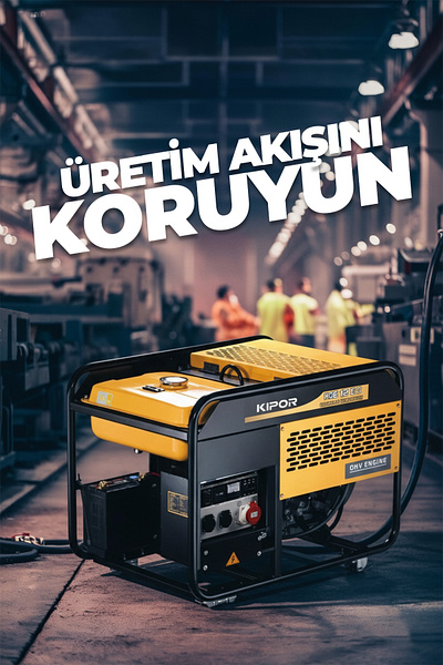 Kipor Generator Social Media Design branding design graphic design illustration social media banner social media design vector