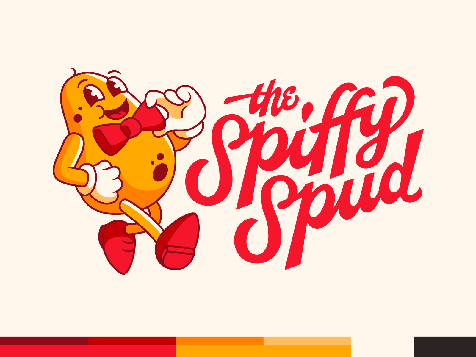 Example of Spiffy Spud Branding