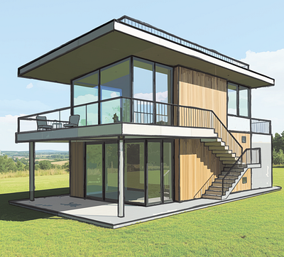 Modern House Illustration