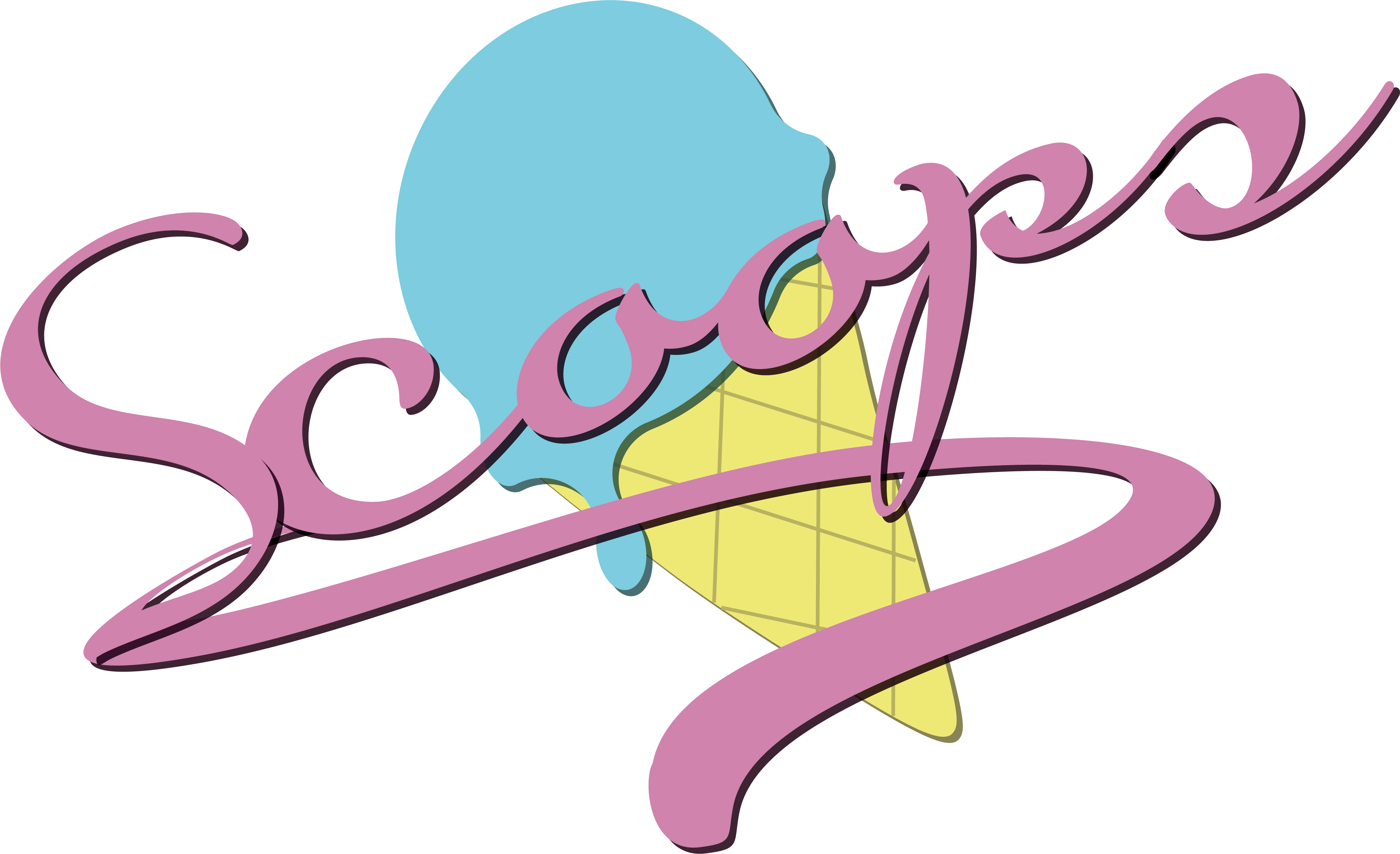 Scoops Ice Cream Brand Concept (2025) animation branding design graphic design illustration logo motion graphics typography vector
