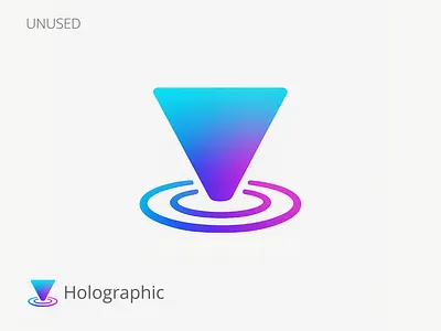 Holographic Logo Concept (Unused) 3d visualization company logo ai tools company logo ar and vr studio logo artificial intelligence logo augmented reality brand logo cloud tech startup logo creative innovation logo creative technology company logo crypto startup logo fintech startup logo future technology brand logo innovation agency logo machine learning company logo projection technology logo tech ecosystem logo tech startup logo virtual reality company logo web3 company logo