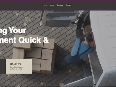 Xcharpel - Logistics Services Website frontend development logistics ui ui design ux web application website website design website development
