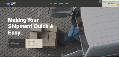 Xcharpel - Logistics Services Website frontend development logistics ui ui design ux web application website website design website development