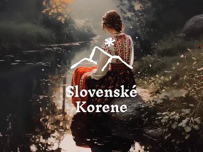 Slovenske Korene ai branding country folklore logo mountain paintings roots slovakia
