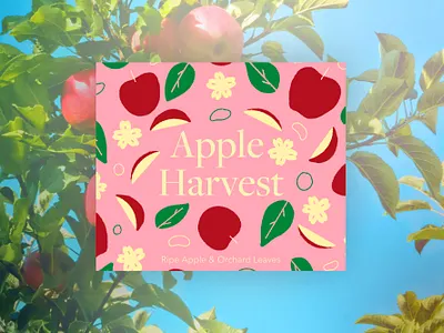 Apple Harvest branding graphic design illustration label typogaphy