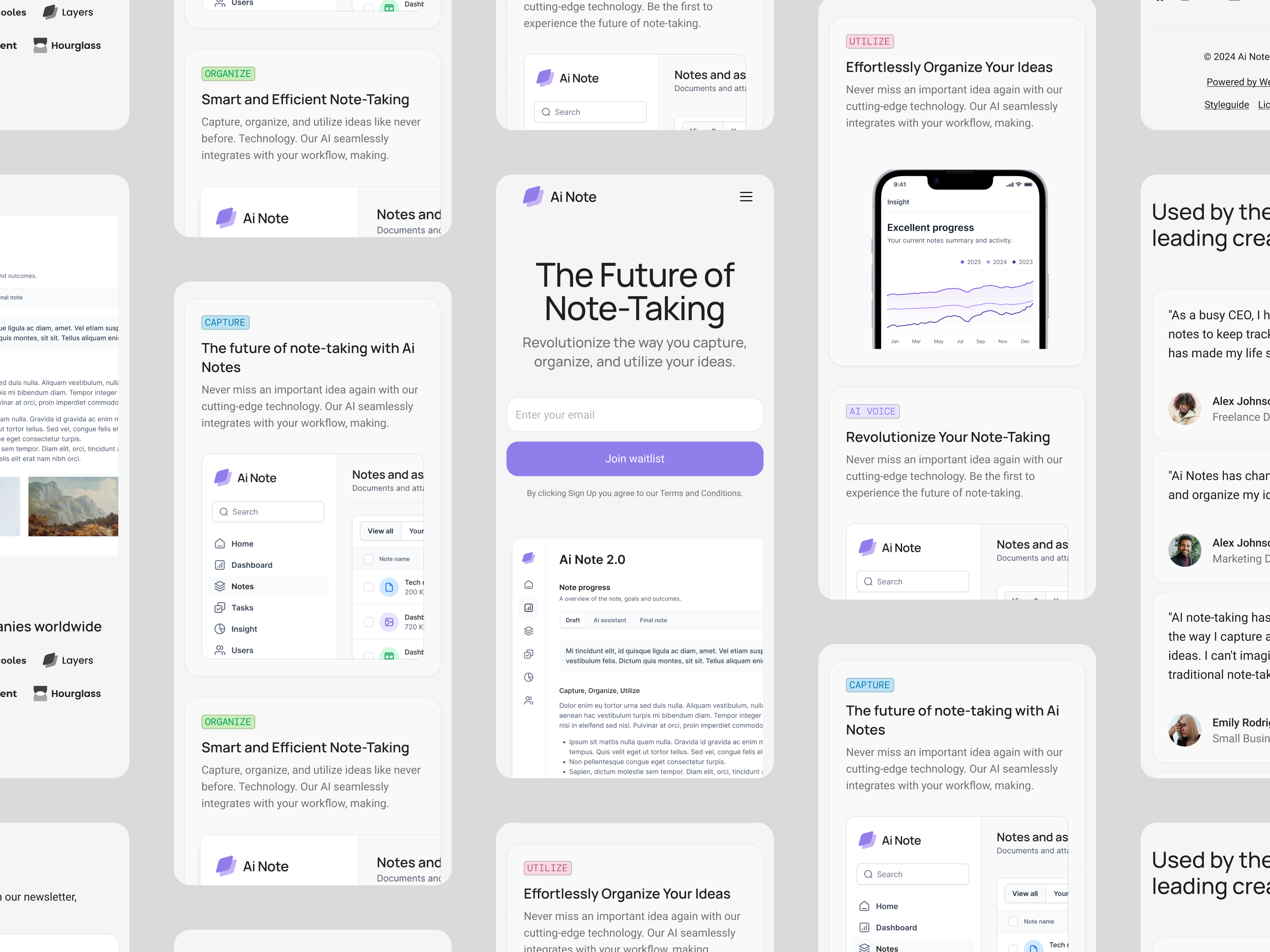 Example of Landing Page Design & Development