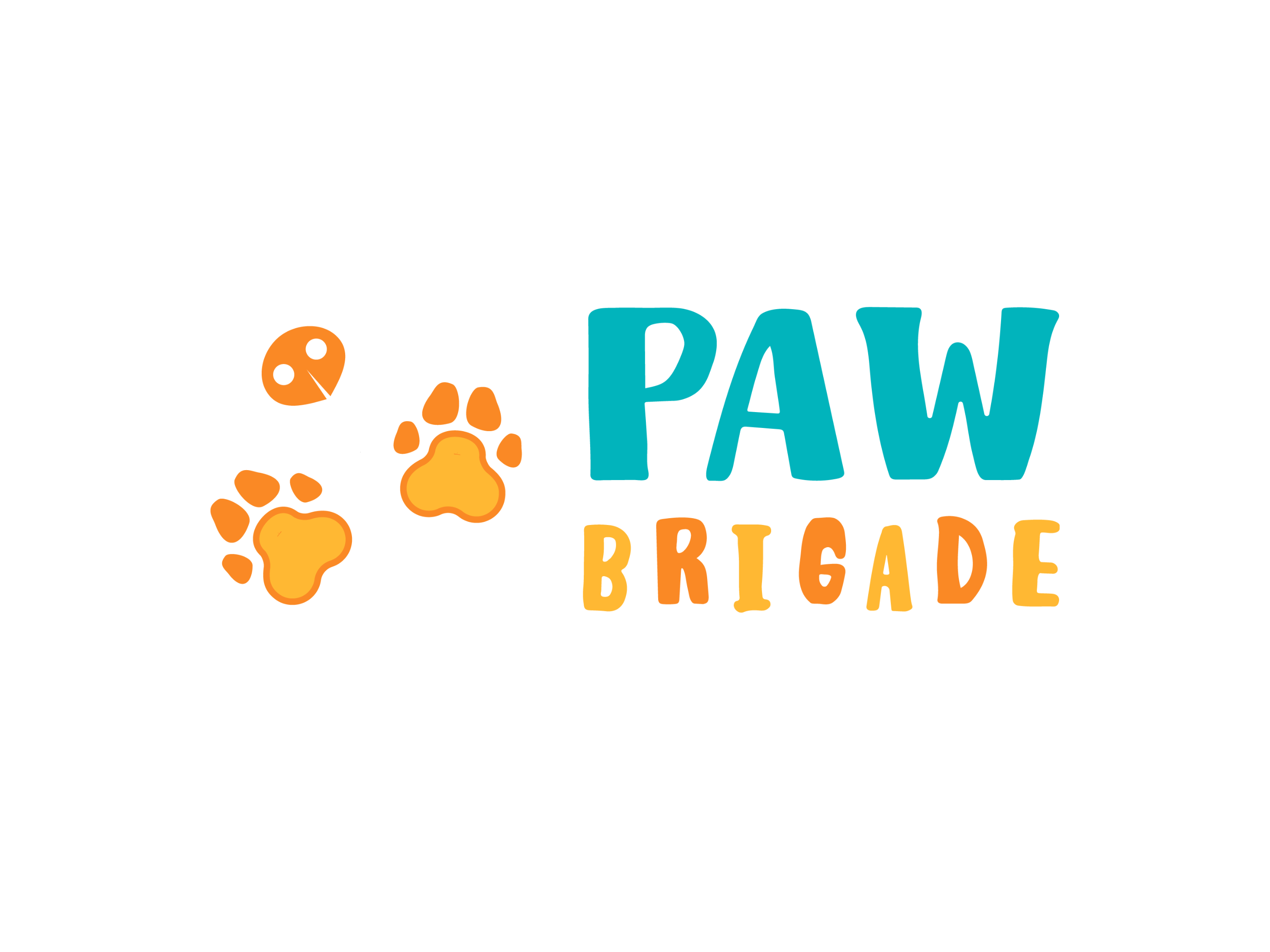 dog walking service logo