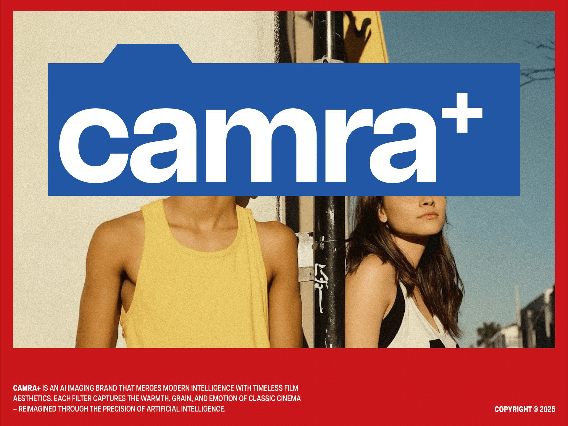 CAMRA+ — Where AI Meets the Art of Classic Film agency ai analog brand identity branding camera cinematic classic creative design logo modern tech branding typographic visual identity visual storytelling
