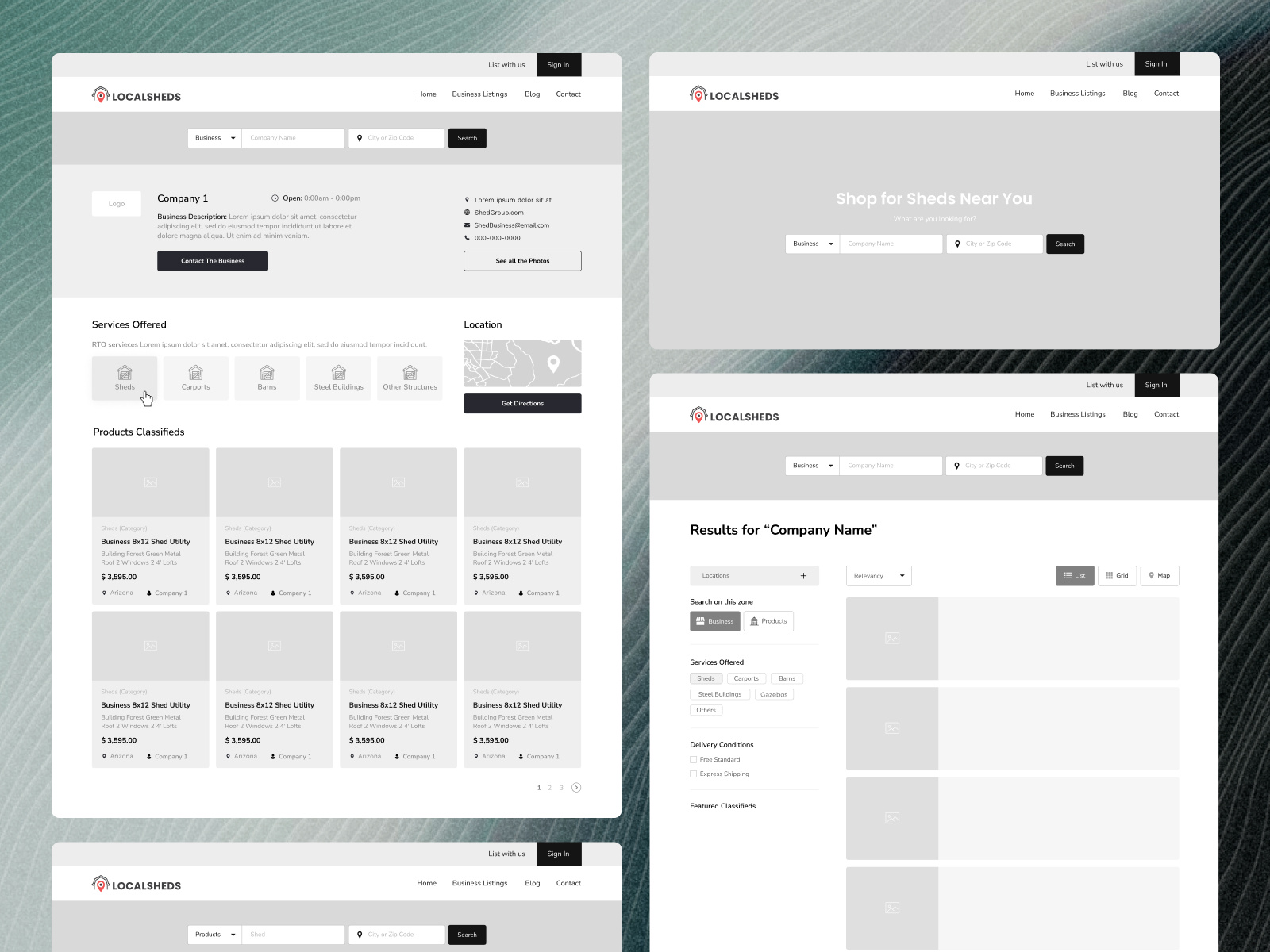 Example of UX/UI Wireframing