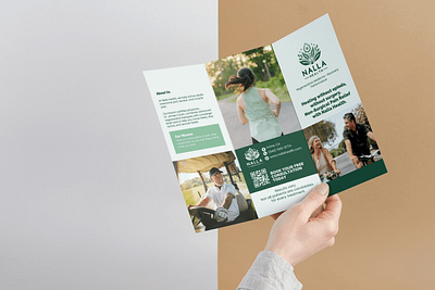Nalla Health – Brochure Design advertising affinity branding brochure design canva canvva design editorial flyer graphic design indesign layout marketing medical trifold print design trifold typography