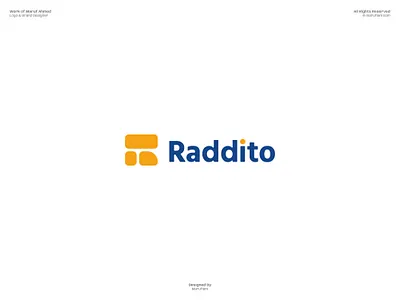 Raddito - Letter R Logo Design adobe illustrator agency logo brand identity brand logo branding guidelines branding mockup custom logo dribbble logo design logo design branding logo designer logo presentation logomark logos logotype marufiam modern logo r logo visual identity