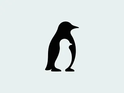 Penguin animal bird blue emblem geometric illustration logo logo design logo designer minimal minimalist penguin penguin logo sea