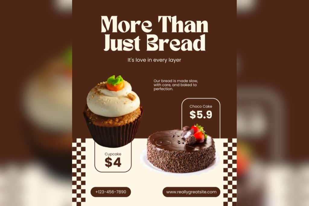 Bakery Product Promo Design | Cupcake & Cake Ad advertising design bakery bakery flyer branding design cafe branding cake chocolate cake cupcake dessert digital marketing food branding food marketing food photography graphic design menu design pastry poster design product advertisement product design social media design