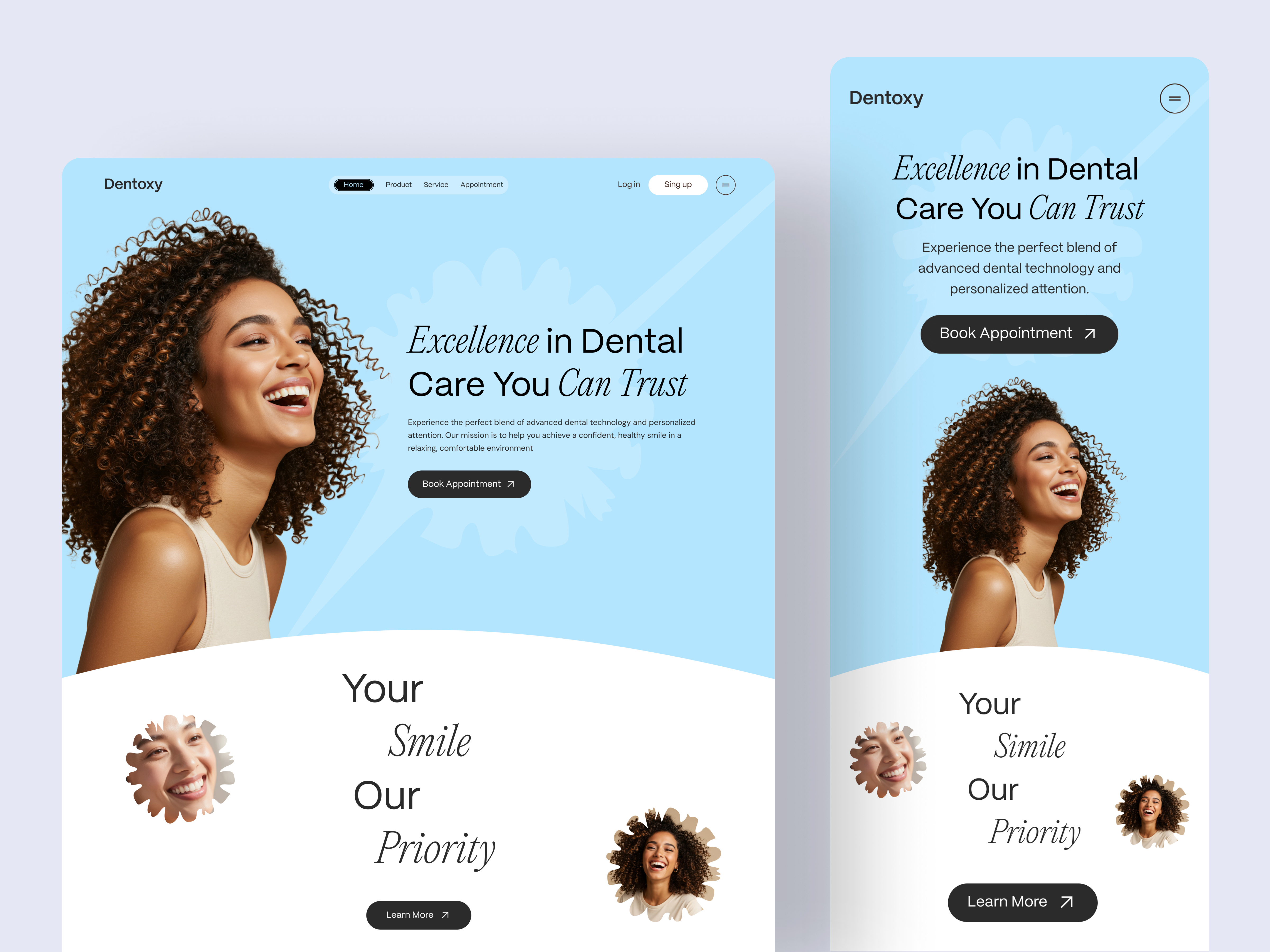 Dental Care Website Design dental care dental care landing page dental care website design dental clinic landing page dental clinic website dental clinic website design dental website dental website design dentalcare website dentalcare website landing page dentist landing page dentist website design figma designer framer website healthcare website design landing page uiux designer uiux designer web design webflow website website uiux expert
